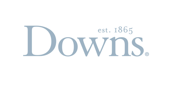 Downs Carpet Logo with Pure White Background