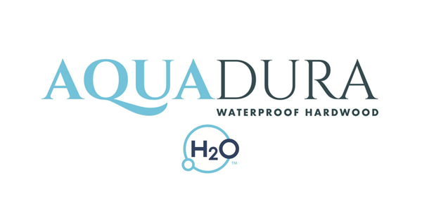 Aquadura Hardwood Logo with Pure White Background